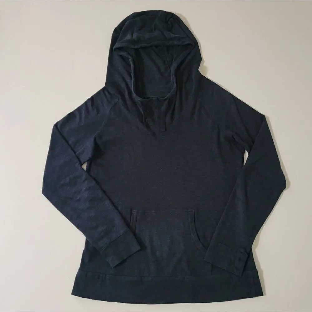Columbia Sportswear Company Black Hooded Long Sleeve Pullover